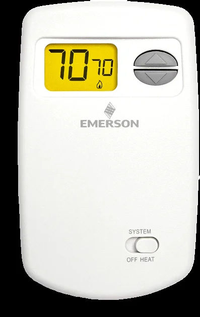 Emerson 1E78-140 Non-Programmable Heat Only Thermostat