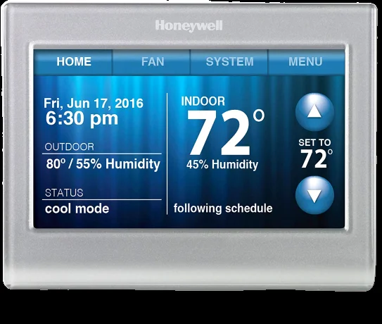Honeywell RTH9580WF Wi-Fi Smart Touchscreen Thermostat